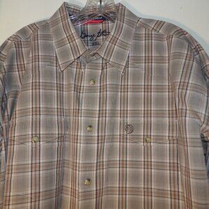 George Straight Pearl Snap Western Shirt Sz XXL